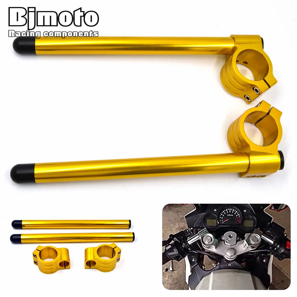 

CNC Motorcycle Handlebar Clip on Fork handle bars Clip-on for Yamaha YZF R3 2015-2016 YZF R25 2013-2016