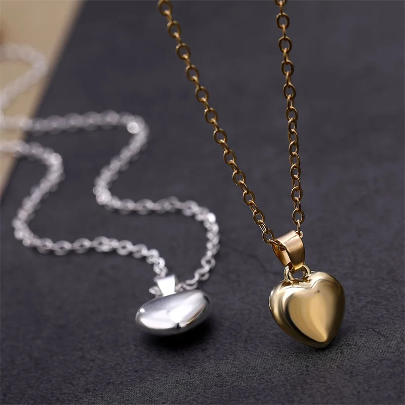 KISSWIFE модное ювелирное изделие глянцевое ожерелье с подвеской в виде сердца ожерелье для ключицы для женщин подарок для девушек милое/романтическое колье ювелирное изделие