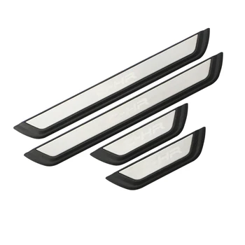 

For Toyota C-HR CHR 2016 2017 2018 Auto Door Sill Scuff Plate Trims Welcome Pedal Protect Cover Stickers Car Styling Accessories