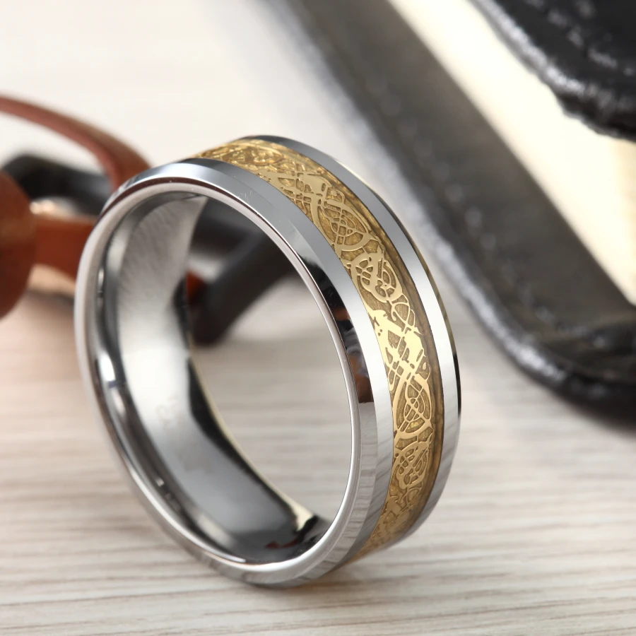 Кольцо мужское из карбида вольфрама 6 мм и 8 мм|tungsten carbide ring|engagement rings for womenengagement ring |