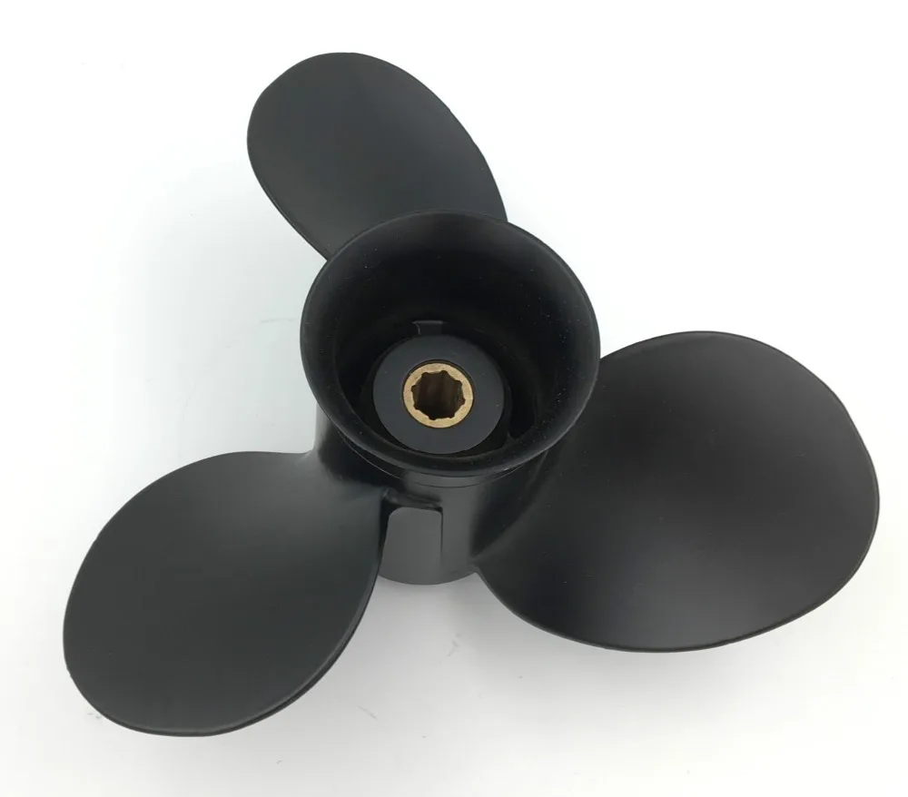 

free shipping 9X8 For 5-15 HP MERCURY ALUMINUM PROPELLERS 9X8 Motors engines 8 tooth spline marine outboard propellers