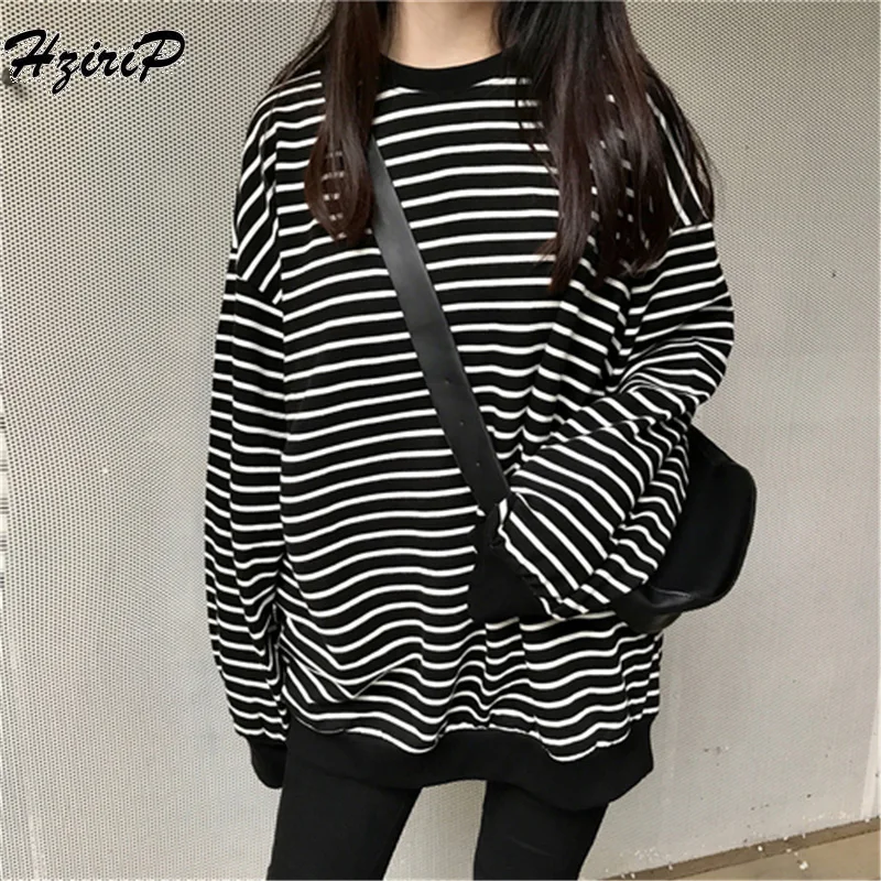 HziriP New Autumn Korea Chic Full Sleeve Sweatshirt