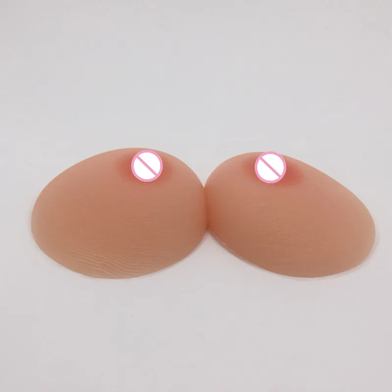 

600g/pair B Cup Breast Forms Enhancer Implant Silicone Fake Boobs For Man Crossdresser Transgender Drag Queen Shemale