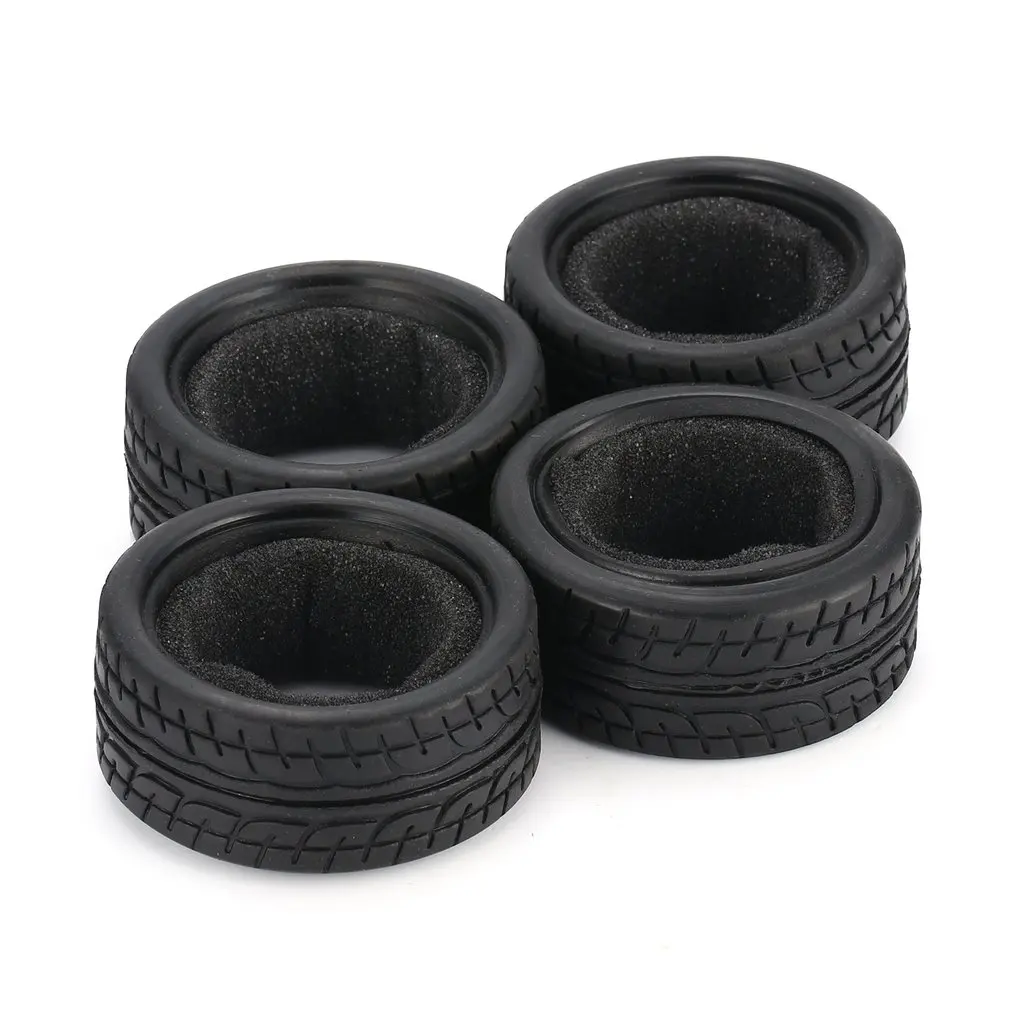 

4pcs 1/10 Medium Grain Drift RC On-road Car Tyre RubberTire Tyre 49mm for Wheels Traxxas Tamiya HPI Kyosho Racing HSP