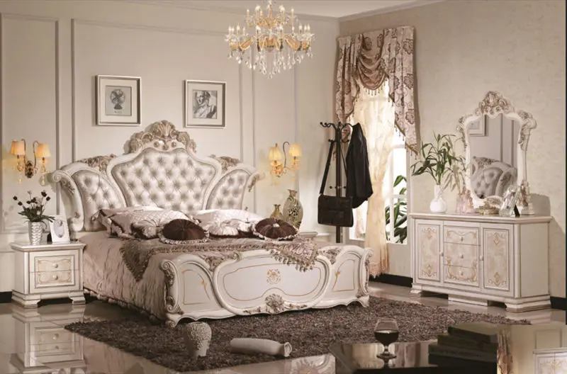 Buy Luxury suite bedroom furniture of Europe type
