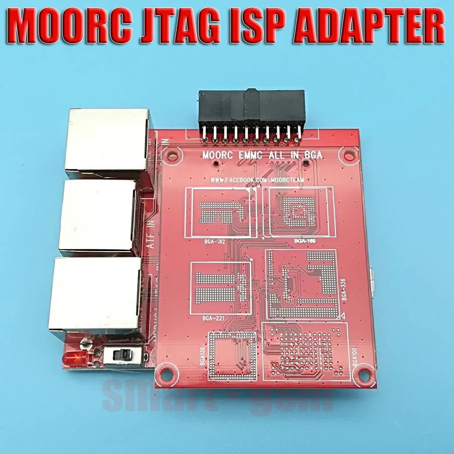 Новейшее обновление moorc JTAG ISP адаптер 2020 все в 1 для RIFF легкий MEDUSA EMMC коробка ATF FIFF