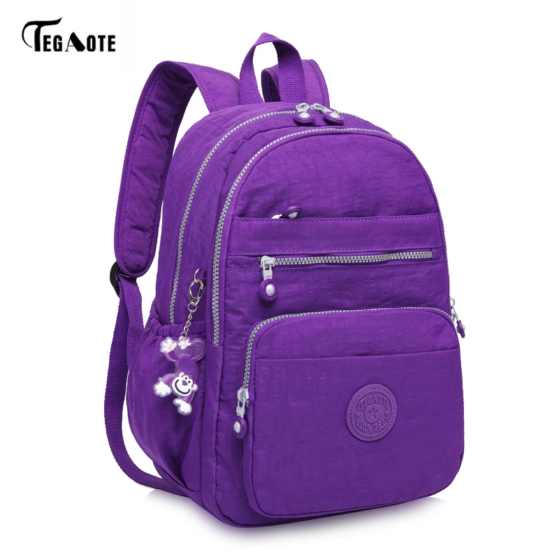 TEGAOTE Laptop Backpack Waterproof Girl School Backpack Casual Men