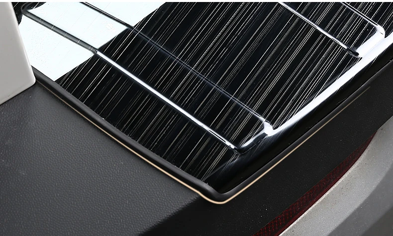 Для SKODA KAROQ нержавеющая сталь внешний задний багажник бампер Накладка порога авто аксессуары нержавеющая сталь