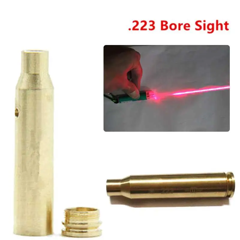 

1PC .223 REM Caliber Hunting Caliber Cartridge Red Dot Sight Laser Bore Sighter Boresighter for hunting Scope