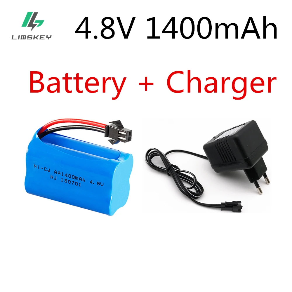 Никель кадмиевый аккумулятор 4 8 в 1400 мАч + зарядное устройство USB никель AA В