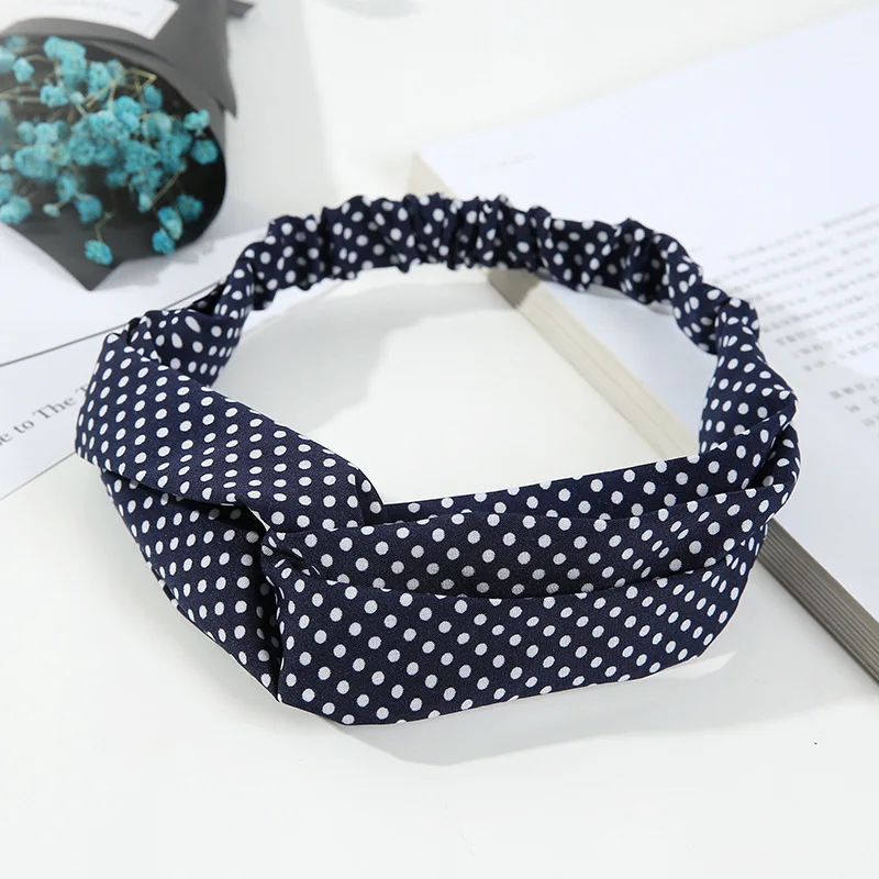 

Summer Headwear Fabric Headband Elastic Girls Head Bands Headwrap For Women Hair Styling Bandage Headdress Accessories