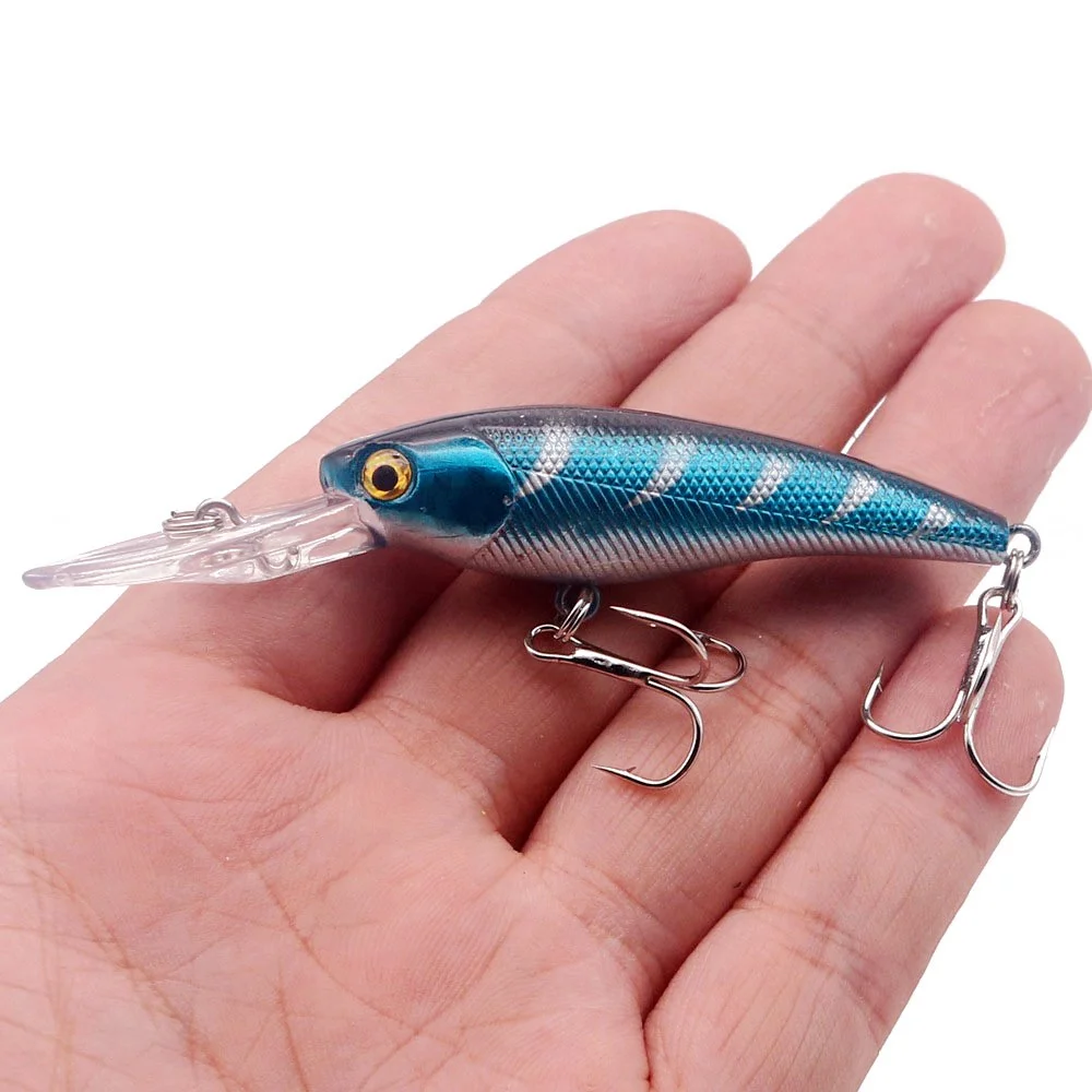1pcs Minnow Fishing Lures Wobblers Crankbaits 9.5cm 7.2g Artificial Hard  Baits All For Fishing Bass Lures Trolling Pesca Carp
