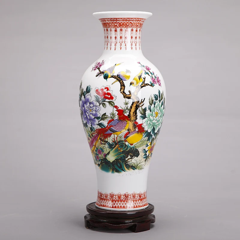 Керамика Jingdezhen обожженная в печи кристаллическая глазурованная ваза белая глина