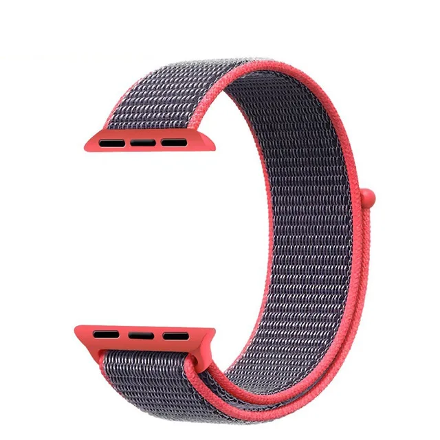 BUMVOR спортивные woven nylon band на запястье браслет ткань пояса-как нейлон группа для iwatch 4/3/2/1 для apple watch 44/40/42/38 мм