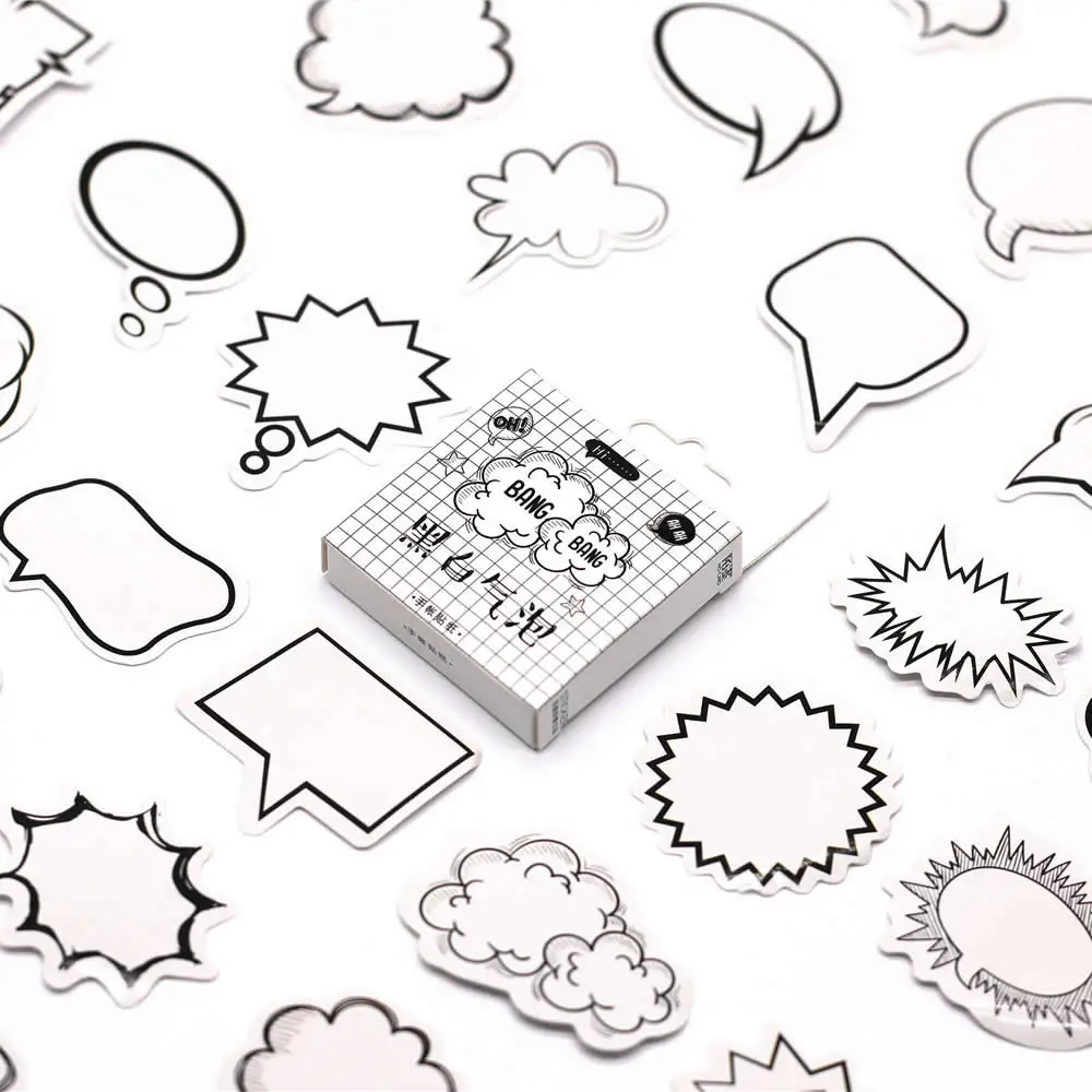 

40 Pcs/pack Bubble Box of Kpop Sticker Pusheen Cartoon Children Stickers Toys Emoji Notebook Scrapbook For Kids DIY Stickers