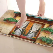 Окно Стиль Ванная комната Коврики, забавные Нескользящие Для ванной Коврики, Занавески для душа Интимные аксессуары, Коврики Чинг вашей душе Шторы