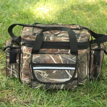 Multifunctional Outdoor Backpack Waterproof Fishing Gear Bag Bait Box Shoulder Strap Pocket Fishing Gear Accessories