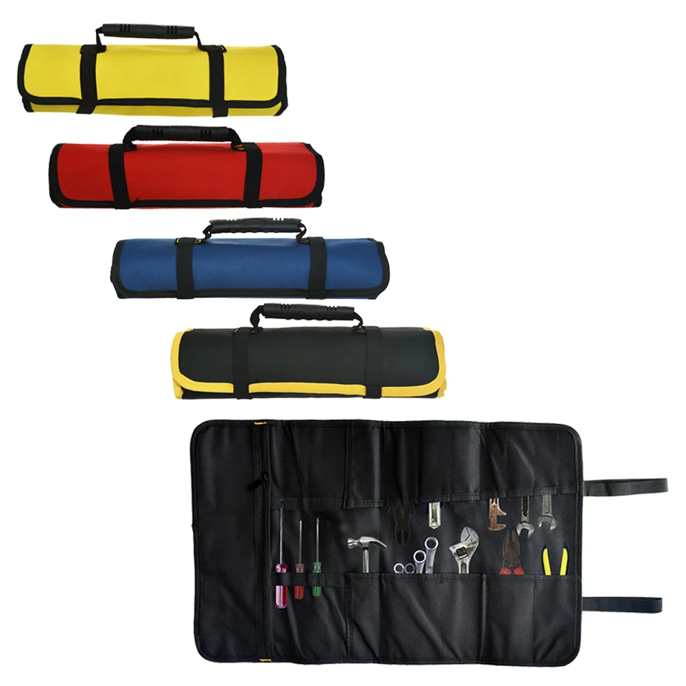 Electrician Hardware Wrench Screwdriver Plier Cutter Organizer Storage Hand Carry Tool Bag