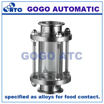 

high quality Flow Sight Glass Dioptr, Sight Tower, Sight glass 3/4" - 7" (19mm- 159mm) Stainless Steel 304 Sanitary Fitting