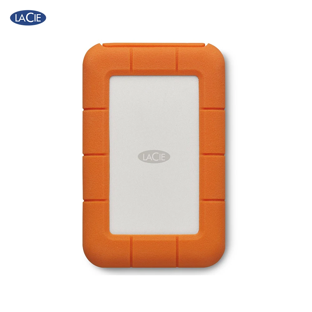 

LaCie Rugged USB-C, 5000 GB, USB Type-C, 3.0 (3.1 Gen 1), 5000 Mbit/s, USB powered, Grey, Yellow