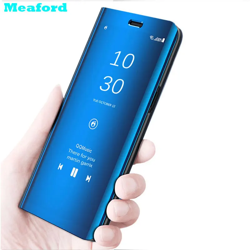

Honor View 20 Case 6.4" For Huawei Honor V20 Flip Stand Clear View Mirror Phone Case For Huawei Honor View 20 Case View20 V 20