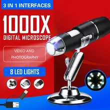 Ручной эндоскоп портативный цифровой микроскоп ABS компьютеры Инспекционная камера мобильные телефоны