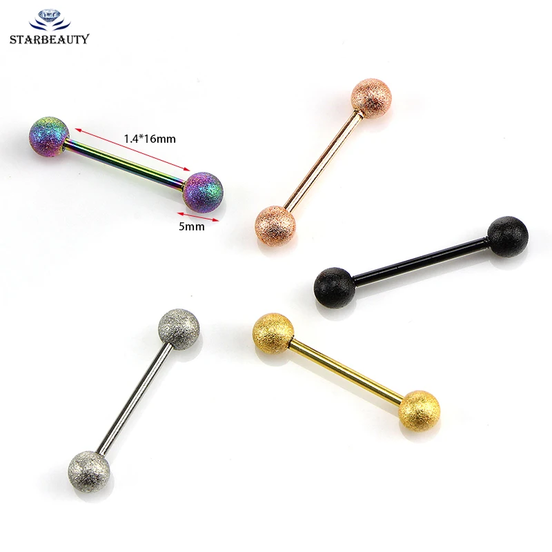 Threadless Pure Titanium Tongue Rings Lesbian Love Heart Barbell