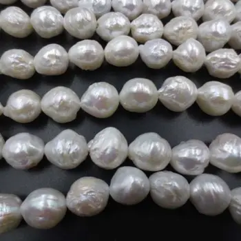 

wholesale 1Strand 11-13mm White Nucleated Kasumi pearl Strands