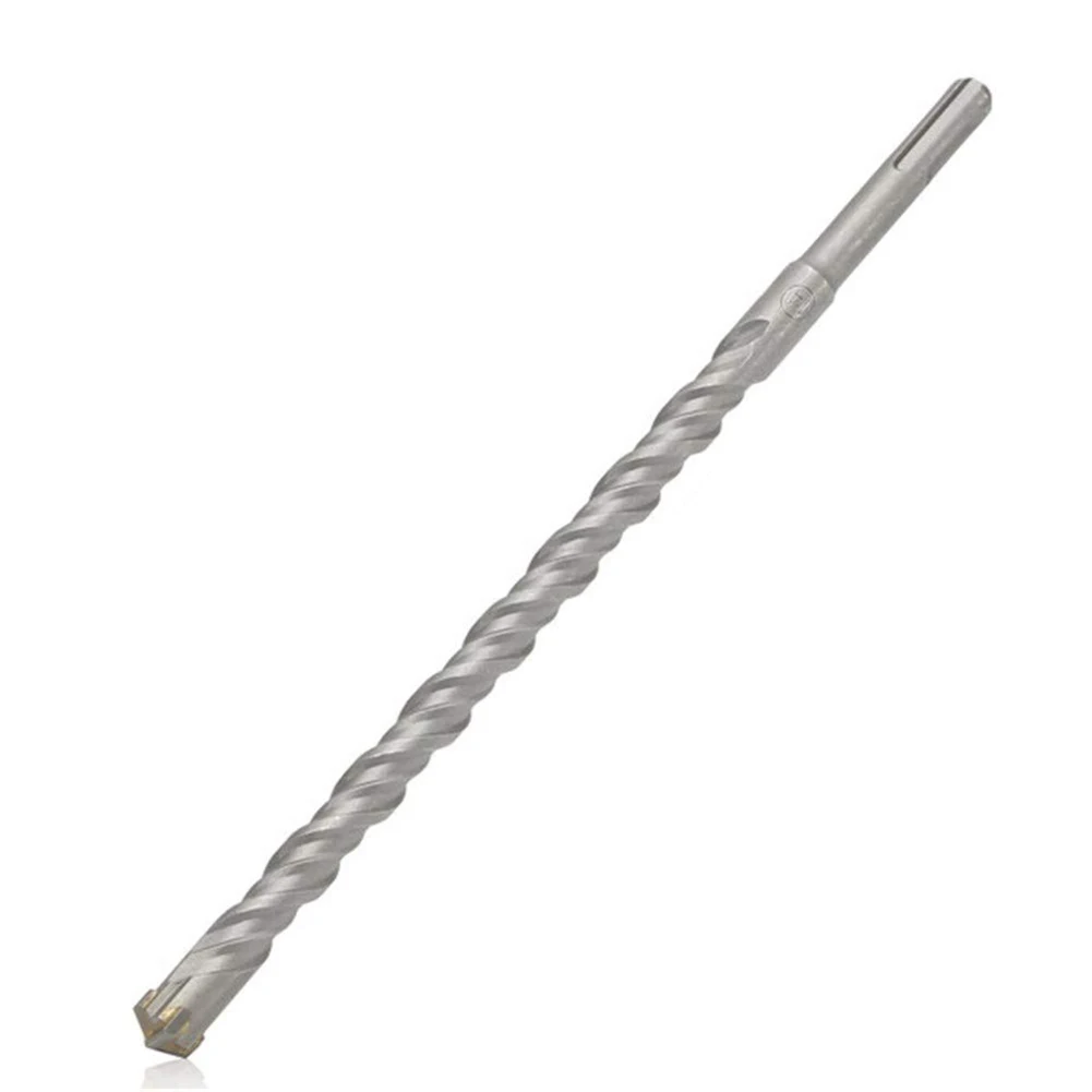 1 шт. 16*450 мм SDS Plus Crosshead двойной спиральный молоток сверла по дереву скрученный Круглый хвостовик твист электрический молоток сверло