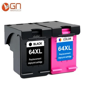 

GN 64XL Black & Tri-Color for hp64 xl High Yield Ink Cartridge N9J92AN N9J91AN,Work with Envy Photo 6255 7155 7855 Printer