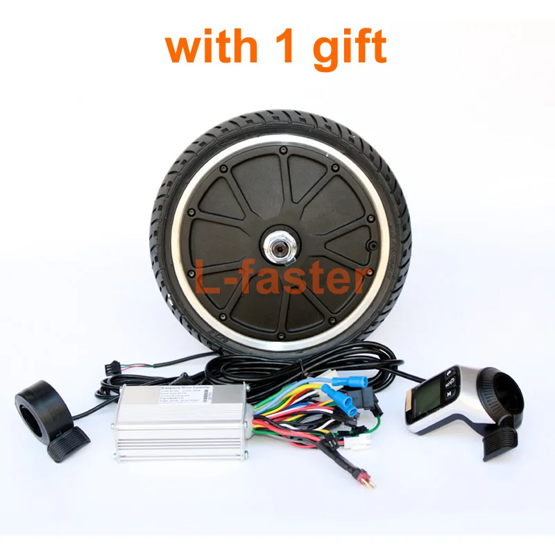 

250W Electric Scooter Motor Wheel Conversion Kit Mini Bike 45mm Motor Kit Wuxing LCD Display Thumb Throttle And EBS Thumb Brake