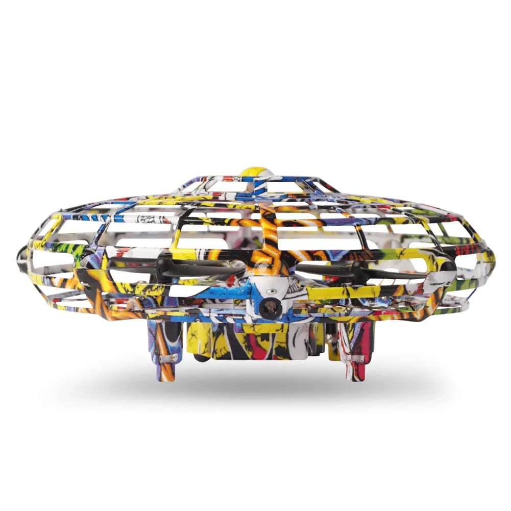 Flying Helicopter Mini drone UFO Shape RC Drone Infrared Induction Four Axis Aircraft Mini Helicopter Quadcopter Upgrade RC Toy Flying Helicopter Mini drone UFO Shape RC Drone Infrared Induction Four Axis Aircraft Mini Helicopter Quadcopter Upgrade RC Toy