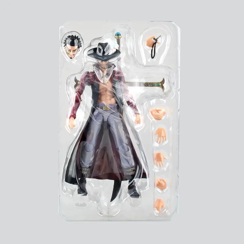 Аниме One Piece 18 см BJD Dracule Mihawk шарнирные подвижные ПВХ экшн фигурки коллекционные