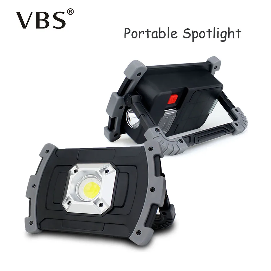

Multifunction LED Work Light Rechargeable Portable Led Lanterns 18650 USB Rechargeable Led Searchlight For Outdoor Lighting