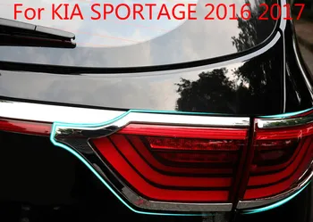 

For KIA SPORTAGE 2016 2017 Generation ABS Chrome Outer Rear Fog Light Cover Trim Fog Light Lamp Frame Trim Car Trim