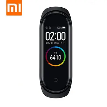 

Xiaomi Mi Band 4 Smart Miband 4 Bracelet Heart Rate Fitness 135mAh Color Screen Bluetooth 5.0 50M Swimming Waterproof Wristband