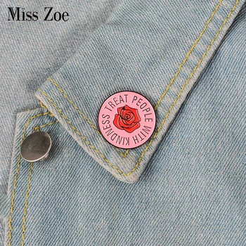 

Pink Rose enamel pin 1D One Direction Harry Styles badge brooch Lapel pin for Denim Jeans shirt bag jewelry Gift for Fans friend