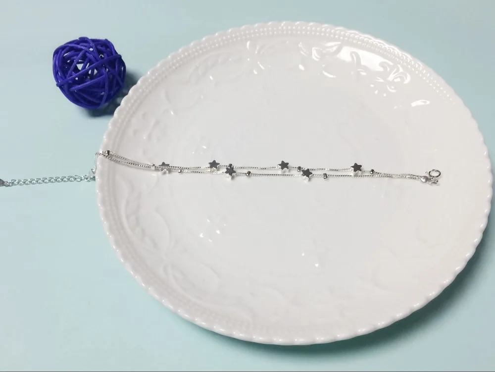 

MKP23 Women fine jewelry,925 sterling silver little star lady bracelet,fashion bracelet for cute young girl