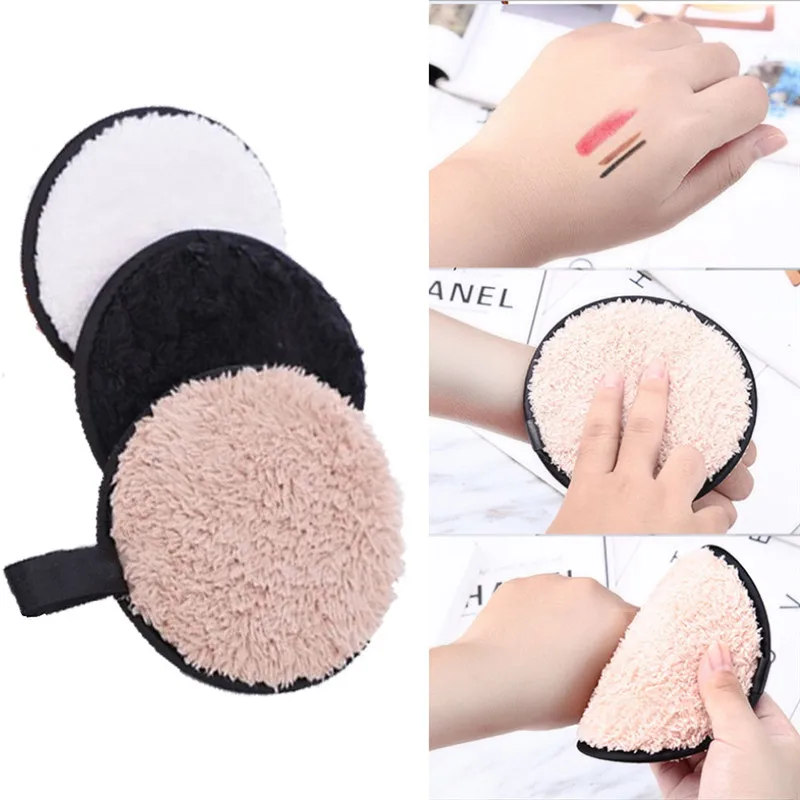 

1PC multi-color Makeup Puff Microfiber Sponge Cloth Pad Makeup Remover Face Wash Makeup Tool Beauty Korean Buffy