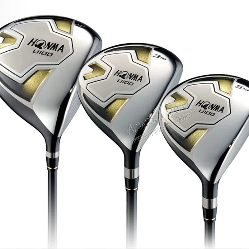 US $1.250.00 New HONMA U100 complete clubs set Driver35 fairway woodironsputter Graphite Golf shaft Headcover Golf clubs Free shipping