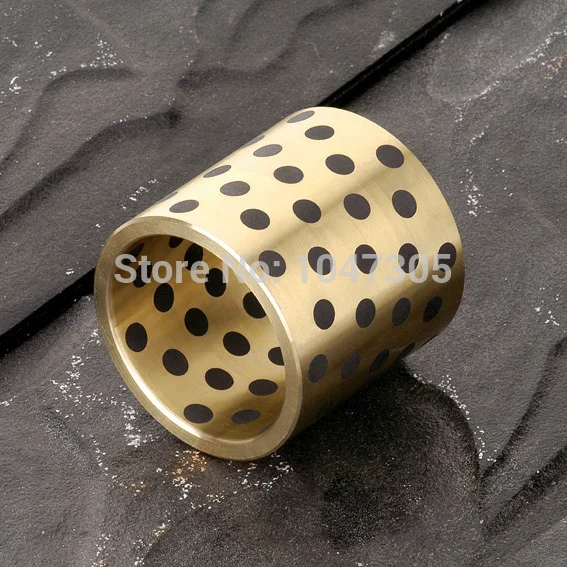 5pz Nuovo 25*29*25mm JDB grafite lubrificante ottone cuscinetto boccola