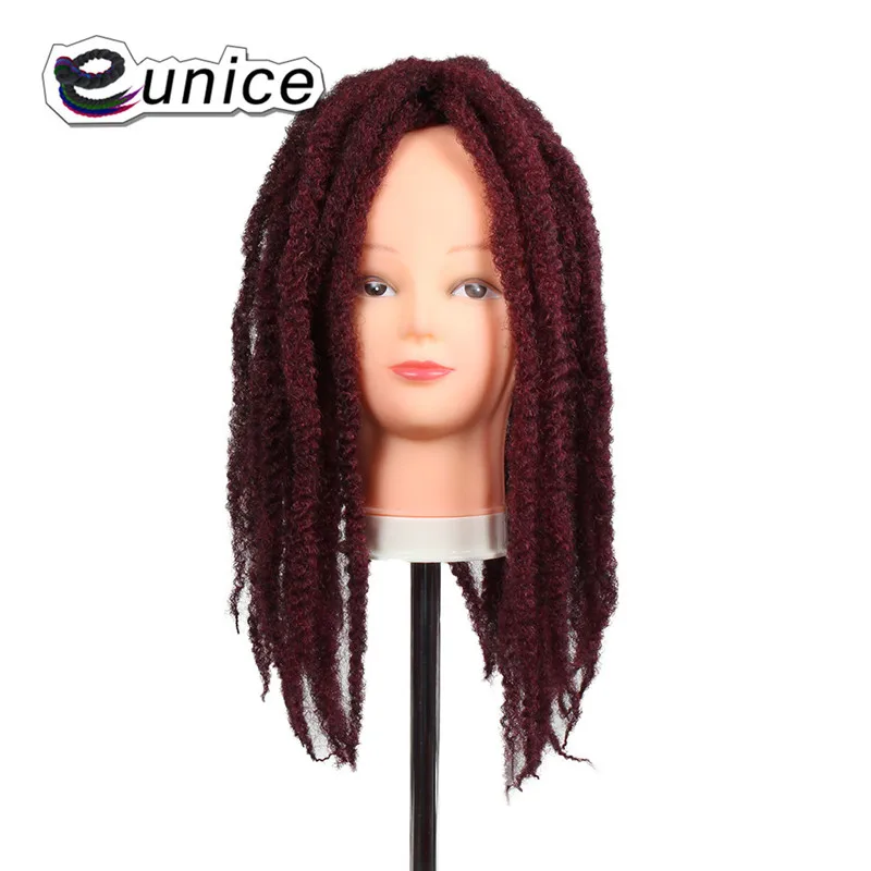 Marley Braids Hair Extension Synthetic Ombre Afro Kinky Crochet Kanekalon Braiding Hair (20)