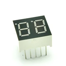 5 шт./лот 7 сегмент 0,36 в общей катоде 2 бит цифровой трубки 0,3" дюймов 0.36in. Красный светодиодный дисплей цифровой светодиодный