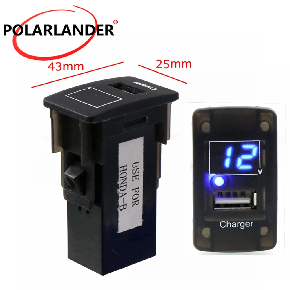 Автомобильное зарядное устройство со светодиодной подсветкой 5 В 2 1 А|socket car|usb