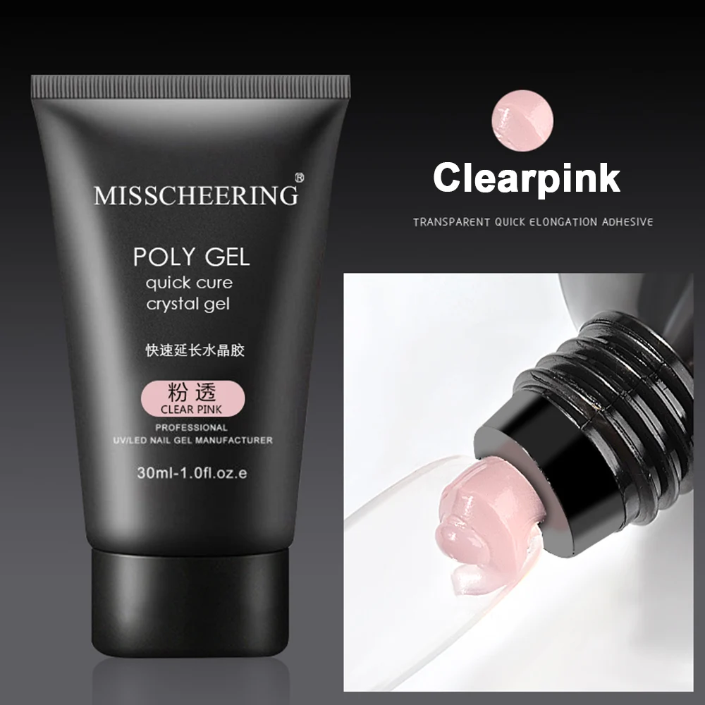 30ml Poly Gel Finger Extension Crystal Polygel Quick UV Builder Nail