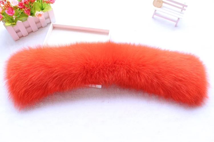 natural fox fur collar scarf (5)