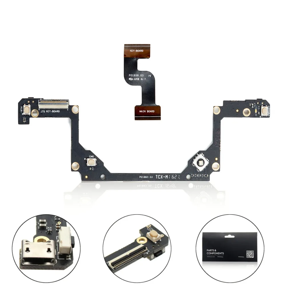 

Remote Control Keys Cable For DJI Mavic Pro Drone Flexible Black Repair parts Cable Wire For DJI Mavic Pro