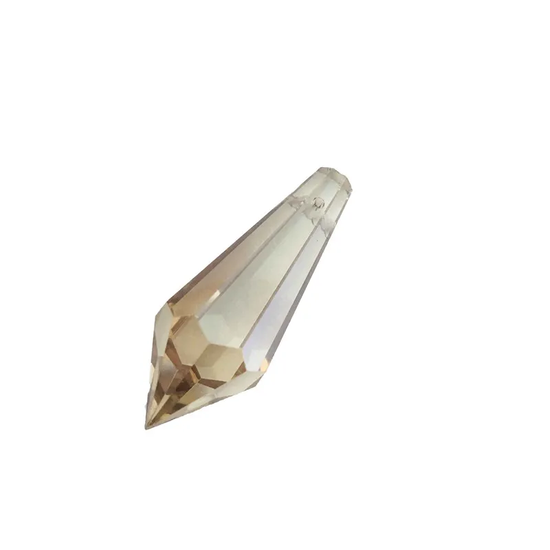 Lustre de Cristal de Corte Lustre de Cristal Gota de Cristal Livre Shippingchinapost Lote 38x14mm Cognac Peças 100 Pçs - 2 chandelier parts