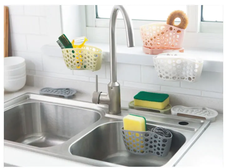 Кухонная посуда, сливная полка, многофункциональная настенная вешалка, сливная стойка для хранения, практичная пластиковая корзина для хранения столовых приборов
