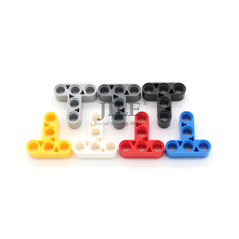 

Technic Liftarm 3x3 T Shape Thick Bricks Model 60484 Building Blocks Parts Compatible with Accessories Combination Mechanical